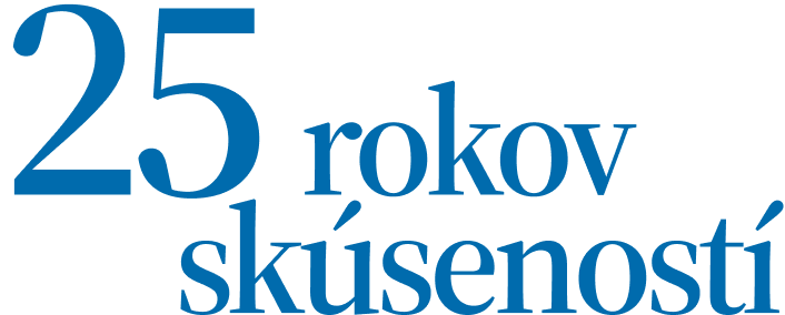 25 rokov skusenosti rsg